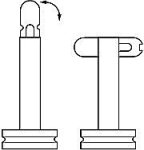 Klappnasenbolzen 8mm x  60mm Nutzlänge